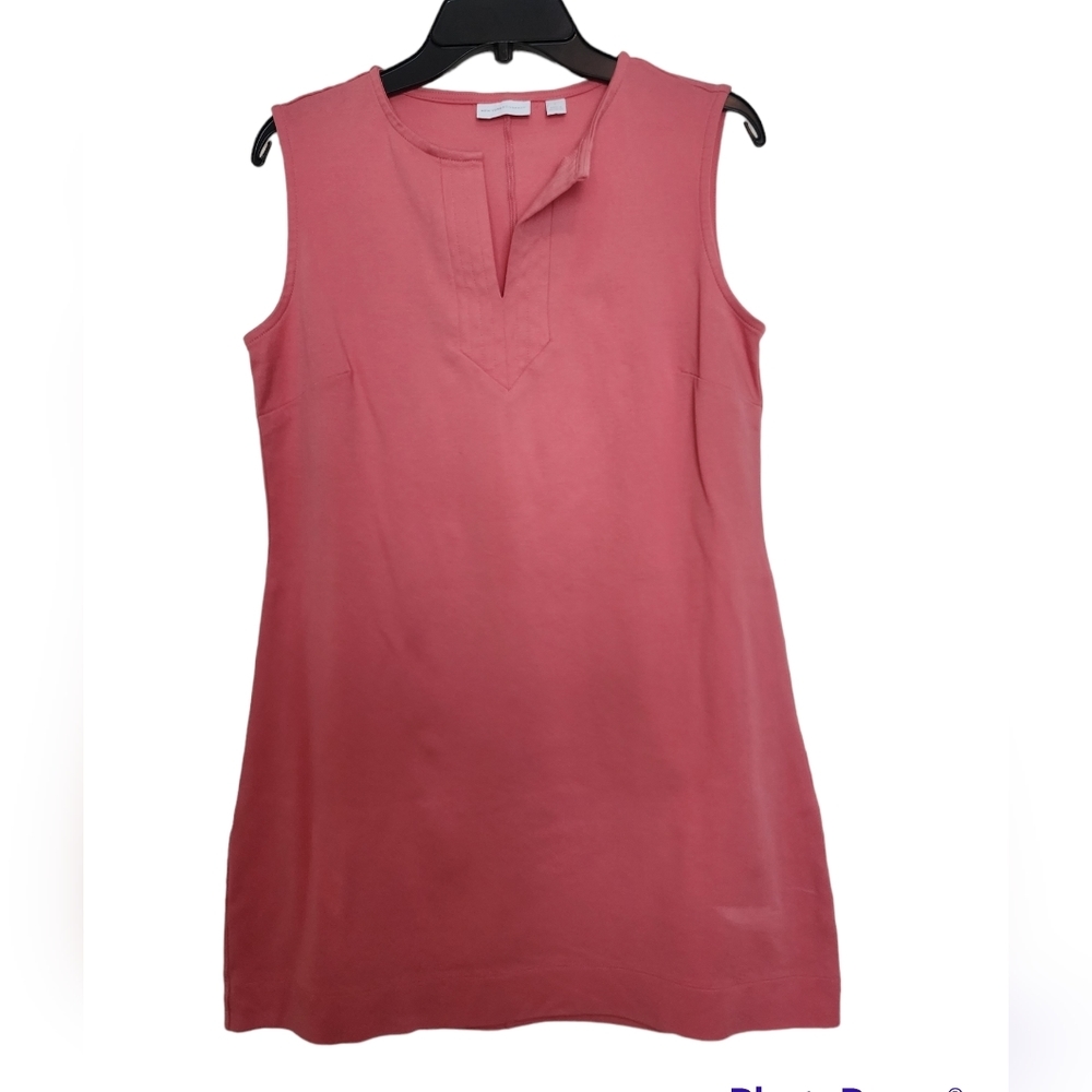 Ny & CO pink orange cotton sleeveless shift SZ Large